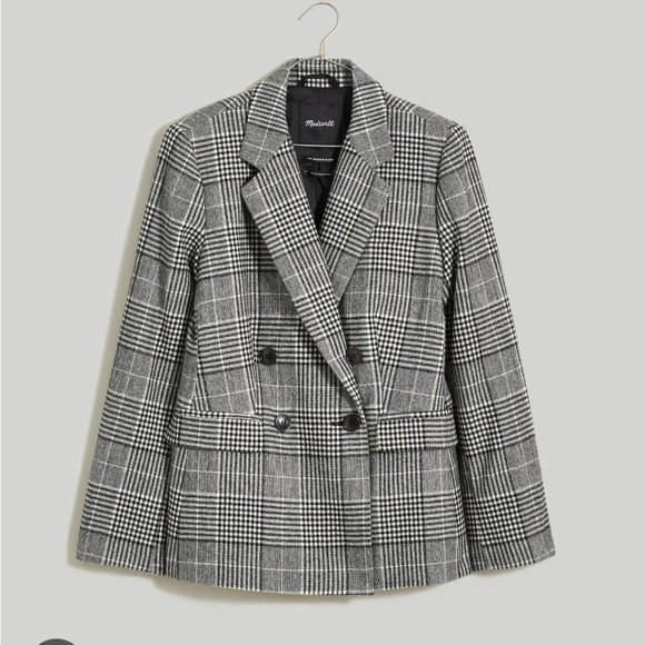 NWT MADEWELL The Rosedale Blazer in Kelly glen Plaid size 20w - Picture 2 of 10